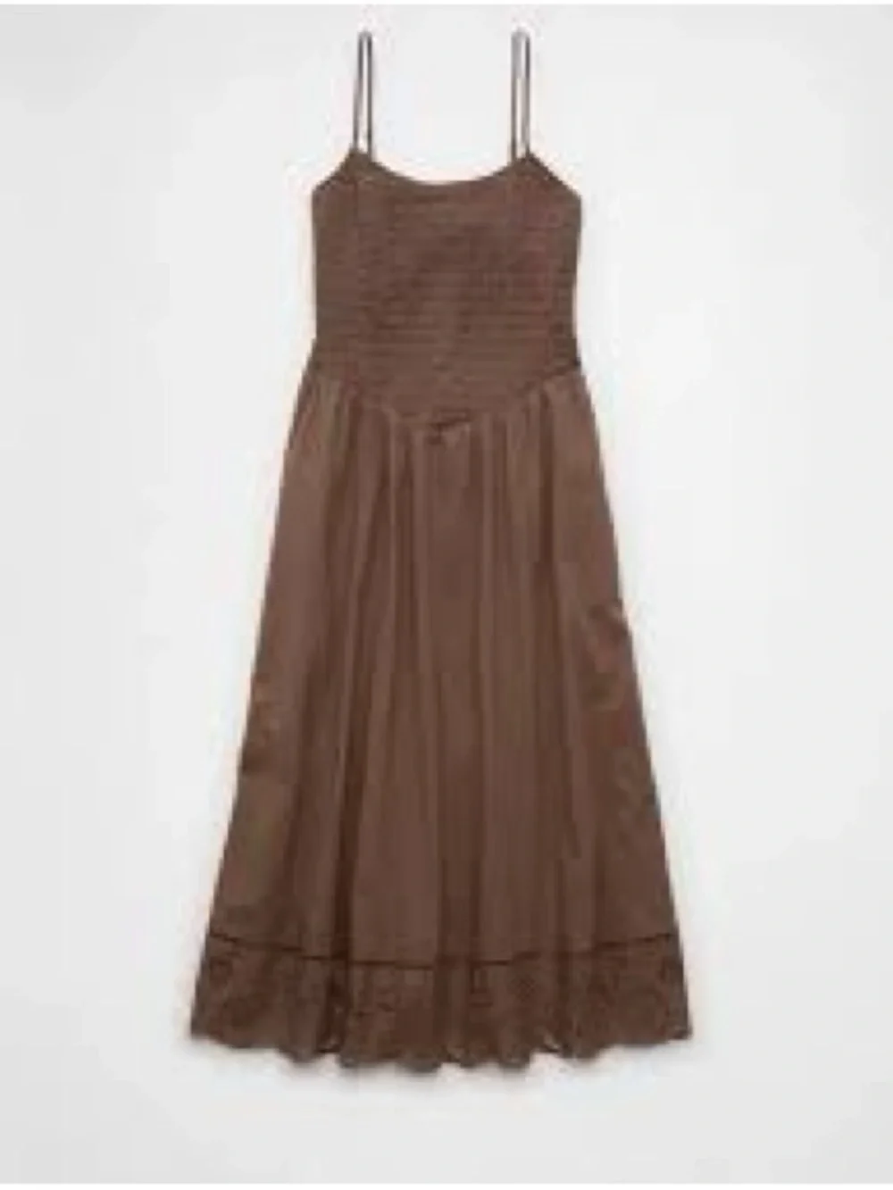 American Eagle Outfitters brown midi